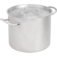 AmazonCommercial stainless steel pan with aluminium coating