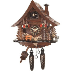 Quartz Cuckoo Clock Black forest house
