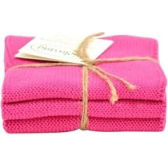 Solwang Cleaning Cloth 3 x Pink Combi 686868 Wipes Cotton Wipes Stainless Steel