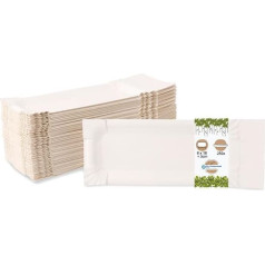 BIOZOYG Paper plates with tear-off square, dimensions 8 x 18 + 3 cm, tear-off, white snack plates, made of recycled cardboard for chips, curry sausage, etc., recyclable, environmentally friendly, chip bowls, pack of 250