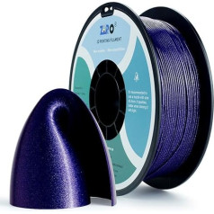 ZIRO PLA Glitter Filament 1.75 mm 3D Printer Filament PLA 1.75 mm Diamond Series 1 kg, Dimensional Accuracy +/- 0.03 mm, Diamond Blue