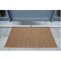 AstroTurf Classic Doormat Entrance Mat for Indoor and Outdoor Use, Unparalleled Cleaning Performance, Polyethylene, Coconut Brown, 90 x 55 x 2 cm