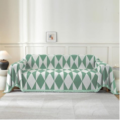 Ystyle Couch Throw, Sofa Cover 1/2/3/4 Seater, Sofa Throw Blanket, Couch Throws, Sofa Cover, Sofa Throw, Couch Blanket, Sofa Throws, Sofa Cover, Throw Sofa Blanket, 180 x 230 cm, Light Green