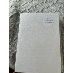 A5 – 50 SHEETS OF PAPER WITH HAMMERED TEXTURE, 250 – 260 g/m², Ideal for Crafts, Ivory