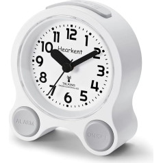 Hearkent Talking Alarm Clock with Pleasant French Sound, Backlight and 5 Independent Alarm Clocks for Blind, Visually Impaired and Elderly (Black)