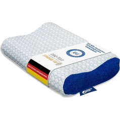 alpha mat Discovery Pillow, Foam Pillow, Ergonomic Pillow, Sleeping Pillow with Alpha Technology, Neck Pain Pillow, Cooling Fabric Alpha Cool, Oeko-Tex, 50 x 34 cm