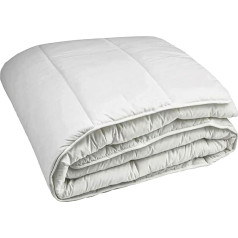 Italian Bed Linen Winter Duvet, Fire Resistant Material, White, Small Double
