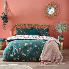 furn. Wildlings Duvet Cover Set, Juniper Green, 137 x 200 cm