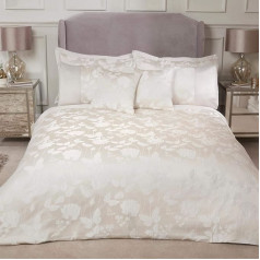 Emma Barclay Butterfly Meadow Jacquard Duvet Cover Set 100% Polyester Cream Super King