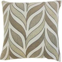 The Cushion Collection Veradis Geometric Cushion Cover, Brown