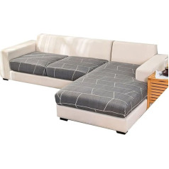 ZZDZW Couch Cover L Shape Sofa Cover Corner Sofa L-Shaped Sofa Covers 3-Seater Sofa Cushion Cover 3-Seater Corner Couch L Shape Sofa Cover Removable Washable Universal Sofa Cover