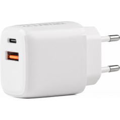 Strāvas lādētājs pro-09 usb + usb-c 20w ātrā uzlāde 230v -02935