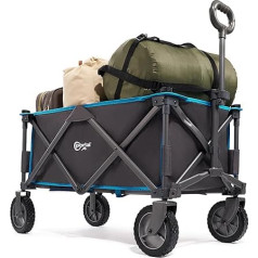 PORTAL Handcart Foldable Hand Trolley with Removable Fabric Folding Trolley Transport Trolley Portable Beach Trolley Garden Trolley Folding Trolley Maximum Load 100 kg for Camping Garden Shopping
