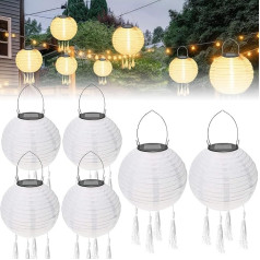 Solar Lanterns, LED Solar Lanterns, Garden Lantern, Lanterns, Outdoor, Weatherproof, White, LED Lantern, Solar Fairy Lights, Outdoor, Solar Lantern, Boho Style, White, Waterproof LED Solar Lantern,