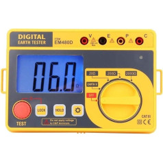 EM480D Portable Highly Sensitive Digital Grounding Resistance Tester Electric Meter Ohmmeter