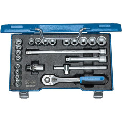Gedore D 30 GMU-10 Socket Set 3/8 Inch 23 pieces UD-Profile 6 - 22 mm