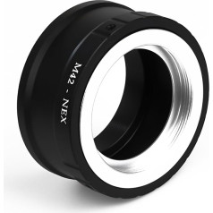 M42-NEX Lens Adapter for M42 Lenses Compatible with Sony E Bayonet NEX Cameras Adapter