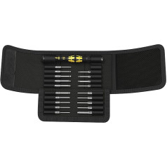 Wera 05073671001 Kraftform Micro Compact Screwdriver Bit Set Electrostatically Safe / Electrostatic Discharge / 20 SB 20 Items