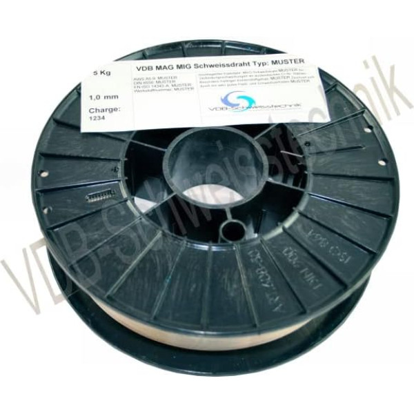 Welding Wire 1.4551 Stainless Steel 1.0 mm Coil – 4551 VA V2 A