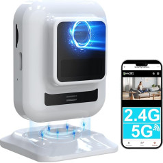 enjfeocy Indoor Camera Surveillance | Mini Camera Live Exercise Transmission Mobile Phone | Mini Camera | 5G/2.4G WiFi | Durable Battery | Phone App | Magnetic Base | Night Vision | Motion Sensor |