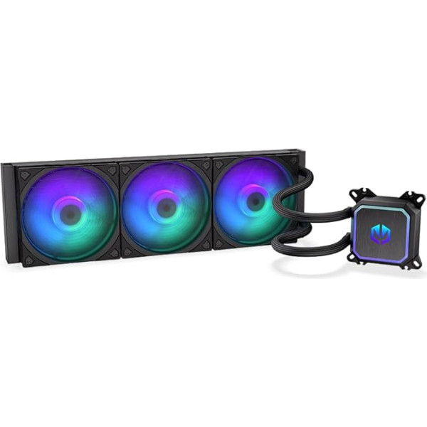 ENDORFY Navis F360 ARGB AIO CPU Cooling 360mm Wide ARGB Backlight Compatible with AM5 AM4 LGA1700 LGA1200 LGA1150 LGA1151 LGA1155 LGA1156 etc EY3B006