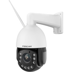 Foscam SD4H 4MP Dual Band WiFi PTZ Dome Security Camera with 18x Optical Zoom, Person and Vehicle Detection, Auto Tracking