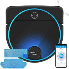 Sichler Exclusive Vacuum Cleaner Robot: Hobot Legee 7 Multiroom Mop and Suction Robot with WiFi, Lidar (Hobot Robot Vacuum Cleaner, Hobot Vacuum and Mop Robot, Household Helper)