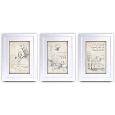 HWC Trading FR. Winnie the Pooh A4 Framed Print