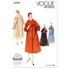 VOGUE PATTERNS V1977U5 Women's Coats U5 (44-46-50)