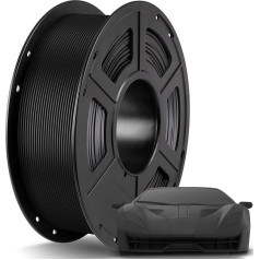 ANYCUBIC PLA+ Filament Black 1 kg, 1.75 mm PLA Plus Filament 3D Printing Materials, Dimensional Accuracy +/-0.02 mm