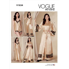 Vogue Patterns V1834F5 Women's F5 (16-18-20-22-24) Paper Sleepwear