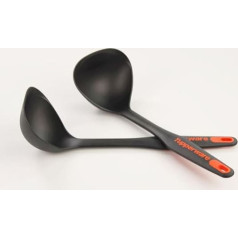 TUPPERWARE 29968 Top Ladle Spoon Black/Orange (2)