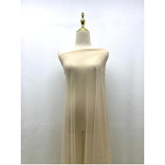 Deerhobbes Design your own Tulle Fabric, Nude Fabric, Nude Fabric, Soft Stretch Tulle 5 Yards (Skin)