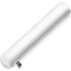 FAM Home Cushion, Soft Microfibre, Pillow with Optimal Support for Neck and Head, Inner Cushion, Breathable, Moisture-Regulating, Antibacterial (Bolster 21 x 160 cm)