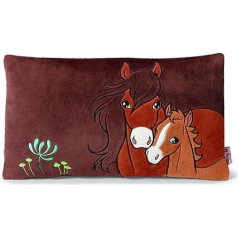 Nici 40582.0 Soulmates Horse Flower Square – Cushion 43x25 cm