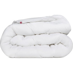 Abeil 15000000538 Douceur Infinie Steppbett, warm, Polyester, Weiß, weiß, 240 x 260 cm