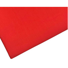 Red Polycotton Fabric 44