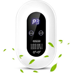 Air Purifier with High Efficiency Filter, Air Volume 50 Cubic Metres/Hour of Air Purifier, Air Purifier Allergy Sufferers, Ozone Device Ozoniser for Bathroom, Kitchen, Pets, Formaldehyde and Odour