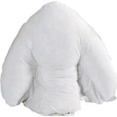 White Batwing Orthopaedic Pillow Case with Bat Sleeves