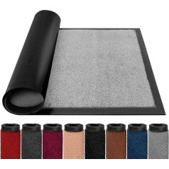 BLADO Washable Door Mats Indoor/Outdoor Easy Clean Heavy Duty Door Mats Indoor Large Barrier Rubber Door Mat Non Slip 23.6