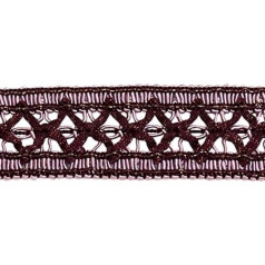 5 Meter-Packung mit 4 cm (3.8 CM Breite Dusty Mauve, Dark Plum Gimp Braid Verzierung – Luscious lavenders 2927 (18 m)