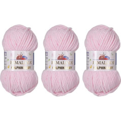 Himalaya Dolphin 80303 Baby Blanket Yarn 300m 3 x 100g Super Bulky Baby Blanket Yarn