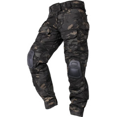 IDOGEAR G3 Combat Trousers Men's Tactical Trousers with Knee Pads for Hunting Shooting Military Outdoor Cargo Trousers