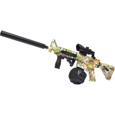 Gel Ball Blaster Electric Gel Ball Gun with 15-20 m Range Automatic Outdoor Shooter Splatter Blaster Toy Shooting Team Games Toy Gift & Party for 12+ and Adults