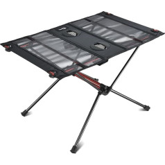 Tentock Ultralight Camping Table Folding Table Aluminium Lightweight Stable Camping Table Load Capacity up to 30 kg Camping Camping Hiking Travel Picnic for Indoor (Folding Table)