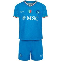 SSC NAPOLI Unisex Children's Season 23/24 Set Gara Infant Home Racing Set Junior, Light Blue, 12 MESI, lightblue