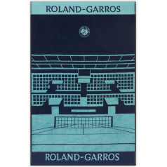 ROLAND GARROS Evening Towel Edition 2023 - Eiffel Tower - 100% Cotton - Colour Navy Blue - 70 x 105 cm