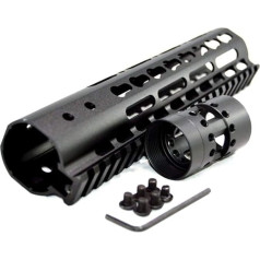 FIRECLUB AR15 Free Float Keymod Handguard Picatinny Rail with Barrel Nut for Hunting Tactical