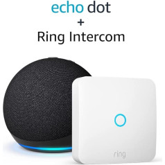 Echo Dot (5th Generation, 2022, Anthracite) + Ring Intercom by Amazon | The Ideal Combination for a Smarter Home