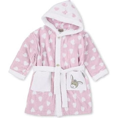 Sterntaler Baby - Mädchen Bademantel Emmi Girl 104, Rosa, GröÃŸe 98/104 (1er Pack)